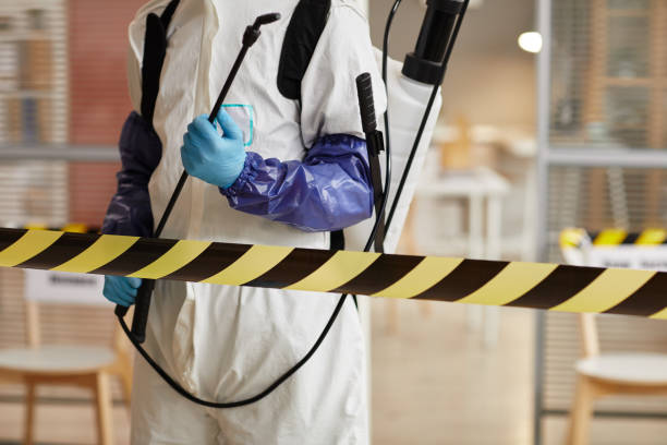 Professional Sewage Cleanup technician working in Maplewood, MN